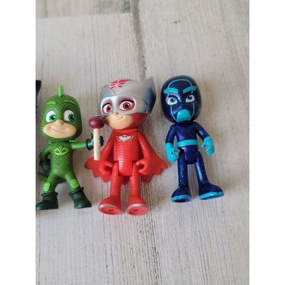 PJ masks Gekko owlette catboy Romeo night ninja playset toy figure - Picture 4 of 16